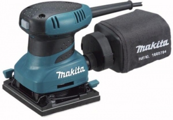 Шлифовальные машины Makita BO4555 ВШМ,{200Вт,114х102мм,14000обм,ампл-1.5мм,1.1кг,кор,псборник,зажи