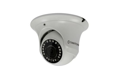 Уличная антивандальная 2 мегапиксельная IP камера Tantos TSi-Ee25FP (2.8) с ИК подсветкой