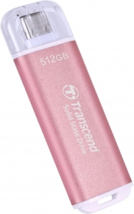  SSD External SSD Transcend 512Gb ESD300 <TS512GESD300S> (USB3.2 gen 2, Type C, 1050/950Mbs, 