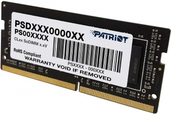   SO-DIMM DDR 4 DIMM 16Gb PC21300, 2666Mhz, Patriot Signature (PSD416G266681S) (ret