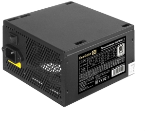  550W ExeGate 550PPH-LT-OEM, 80+, ATX, black, APFC, 12cm, 24p, (4+4)p, 5*SATA, 3*IDE