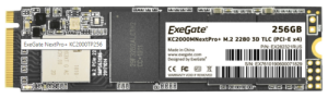  SSD  ExeGate EX282321RUS KC2000MNextPro+ 256 Gb M.2 2280  3D TLC (PCI-E x4)