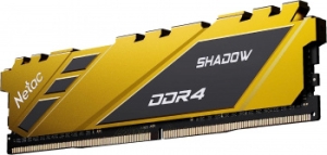   DDR 4 DIMM 8Gb PC21300, 2666Mhz, Netac Shadow NTSDD4P26SP-08Y   C19 Yellow,  