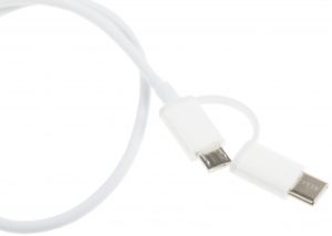 USB- XIAOMI Mi 2-in-1 USB Cable Micro-USB to Type-C  (30cm)