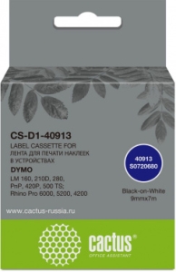   Cactus CS-D1-40913 40913  Dymo LM 160, 210D, 280, PnP, 420P, 500 TS; Rhino Pro