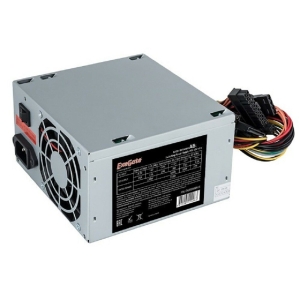   650W ExeGate AB650 (ATX, PC, 8cm fan, 24pin, 4+4pin, PCI-E, 3xSATA, 2xIDE,  220V 