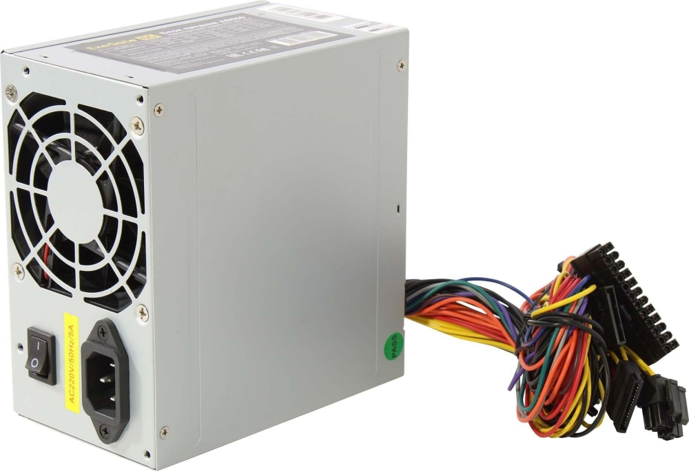   650W ExeGate AB650 (ATX, PC, 8cm fan, 24pin, 4+4pin, PCI-E, 3xSATA, 2xIDE,  220V 