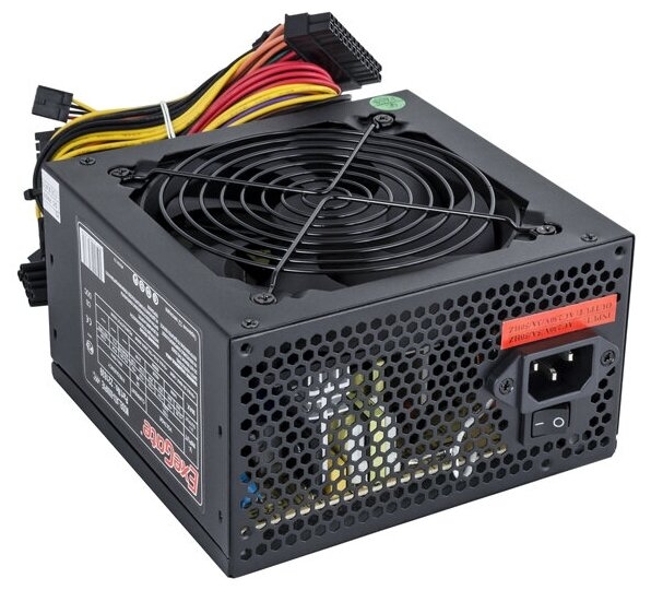   650W Exegate 650NPXE(+PFC), ATX, SC, black, 12cm fan, 24+(4+4)p, (6+2)p PCI-E, 3*SATA, 