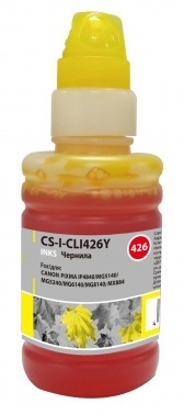 Чернила Cactus CS-I-CLI426Y желтый (100мл) Canon PIXMA MG5140/5240/6140/8140; MX884