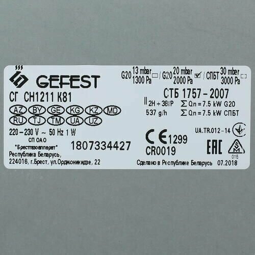    Gefest   1211 81