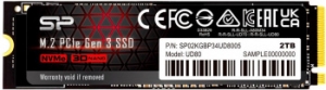 SSD Silicon Power PCI-E x4 2Tb SP02KGBP34UD8005 M-Series UD80 M.2 2280