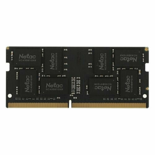   Netac 16Gb DDR4 2666Mhz DIMM SO-DIMM PC21300,  NTBSD4N26SP-16   C19