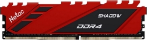   Netac  16Gb DDR4 2666Mhz DIMM PC21300, Shadow NTSDD4P26SP-16R   C19 Red,  