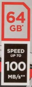  microSD 64GB SanDisk microSDXC Class 10 Ultra UHS-I 100MB/s