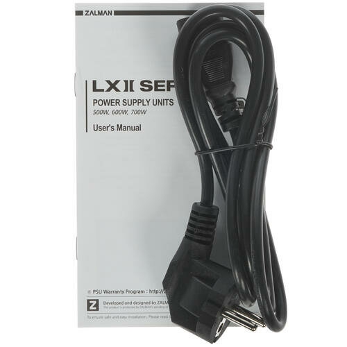   Zalman ZM600-LXII <600W, (20+4+4+4) pin, 2x(6+2) pin, 6xSATA, 3xMolex, 12 ,  