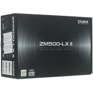   Zalman ZM600-LXII <600W, (20+4+4+4) pin, 2x(6+2) pin, 6xSATA, 3xMolex, 12 ,  