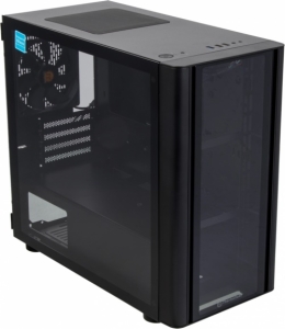  Thermaltake V150 TG CA-1R1-00S1WN-00 Black/Win/SPCC/Tempered Glass*2/ 120mm Standard Fan*1