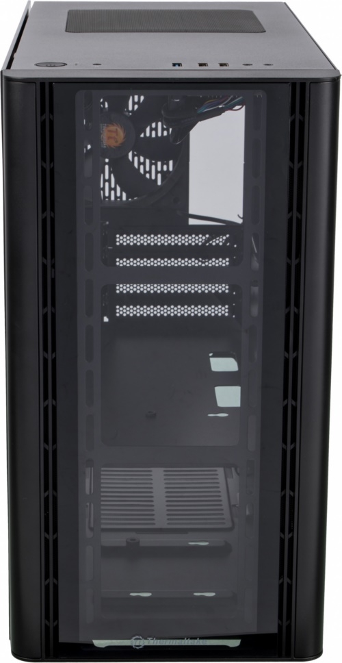  Thermaltake V150 TG CA-1R1-00S1WN-00 Black/Win/SPCC/Tempered Glass*2/ 120mm Standard Fan*1