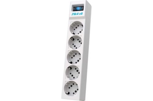   ZIS PILOT Surge protector Pilot SG5 5 outlets (GP), 10A / 2.2kVt 7M