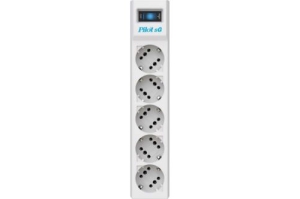   ZIS PILOT Surge protector Pilot SG5 5 outlets (GP), 10A / 2.2kVt 7M