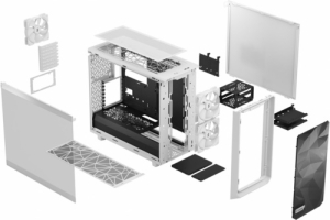 Fractal Design Meshify 2 Light TG Clear Tint    ATX 5x120mm 4x140mm 2xUSB3.0 audio 