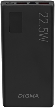   Digma DGPF10A 10000mAh QC3.0/PD3.0 22.5W 5A 2xUSB-A/USB-C  (DGPF10A22PBK