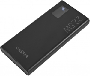   Digma DGPF10A 10000mAh QC3.0/PD3.0 22.5W 5A 2xUSB-A/USB-C  (DGPF10A22PBK