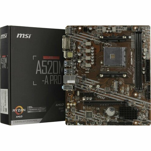   MSI A520M-A PRO Socket AM4
