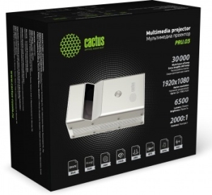  Cactus CS-PRU.03WT.WUXGA-A DLP 6500Lm (1920x1080) 2000:1  :30000 1xUSB type