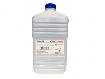 Тонер Cet CE28-C/CE28-D CET111053550 голубой бутылка 550гр. (в компл.:девелопер) для принтера KONICA