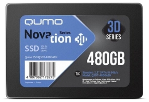  SSD 480GB QUMO Novation TLC 3D (Q3DT-480GAEN) 2,5/7 mm R/W 560/540 AS2258 Ret