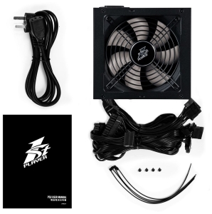   1STPLAYER DK PREMIUM 600W / ATX 2.4, APFC, 80 PLUS BRONZE, 120mm fan / PS-600AX