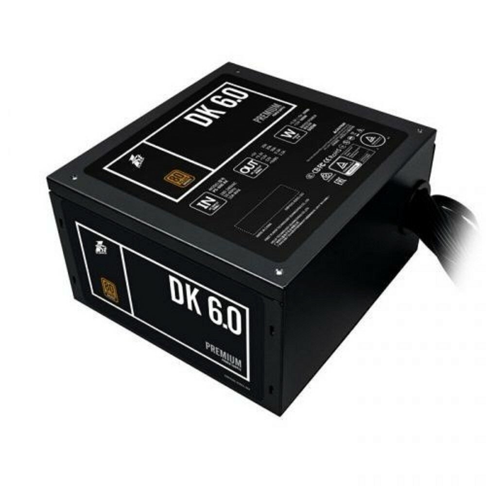  1STPLAYER DK PREMIUM 600W / ATX 2.4, APFC, 80 PLUS BRONZE, 120mm fan / PS-600AX
