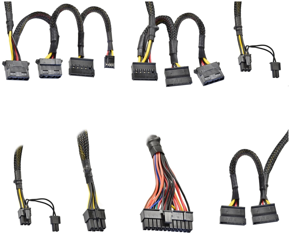   600W ExeGate 600PPH-LT, RTL, 80+, ATX, black, APFC, 12cm, 24p, (4+4)p, 5*SATA, 3*IDE