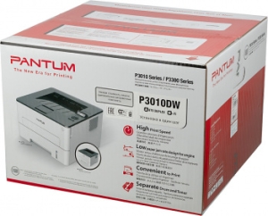   Pantum P3010DW, (A4, 1200dpi, 30ppm, 128Mb, Duplex, NFC, WiFi, Lan, USB)