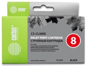   Cactus CS-CLI8BK   Canon MP470 MP500 MP530 MP600 (12ml)