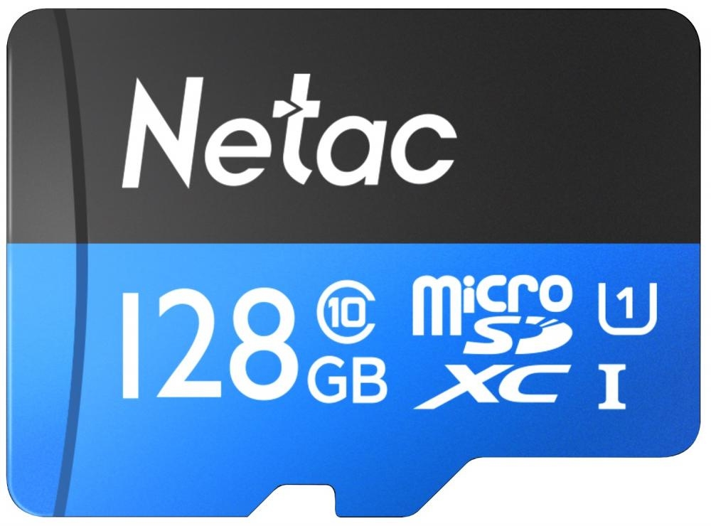   MicroSDXC 128GB  Netac Class 10 UHS-I U1 P500 Standart +   [NT02P500STN-128G-R]