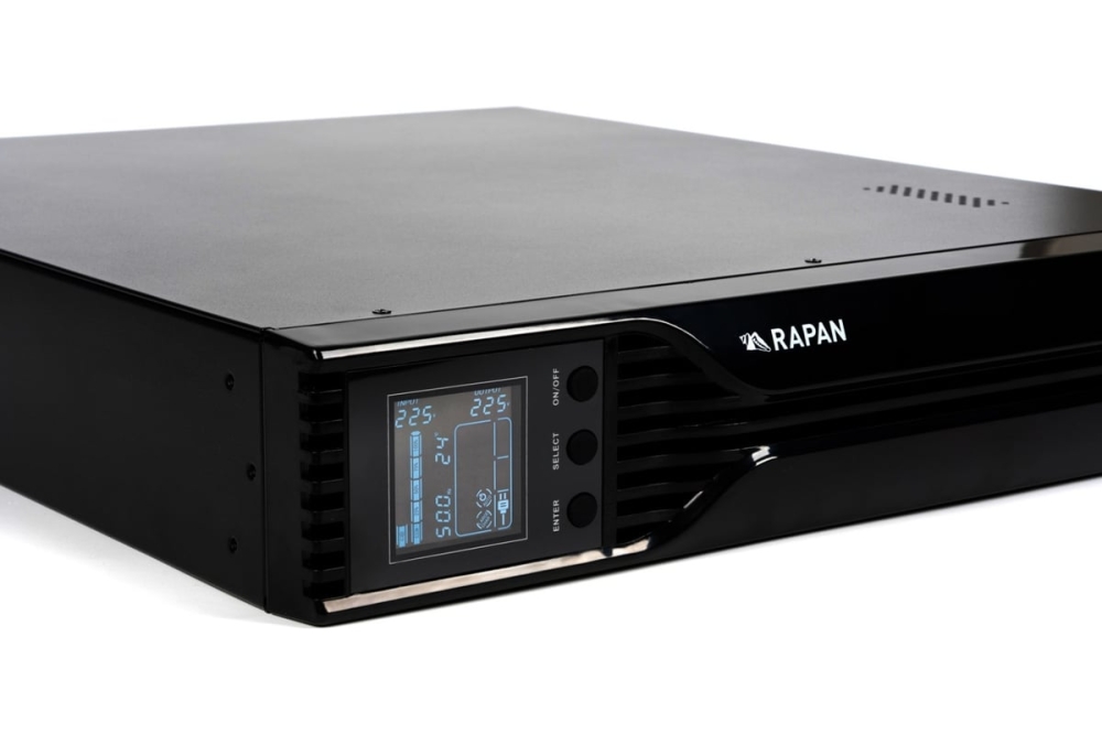   RAPAN-UPS 2000-RACK-IN-4X9-E {Line-interactive, 2000/1400, USB, 8 C13,  2x 9Ah, 