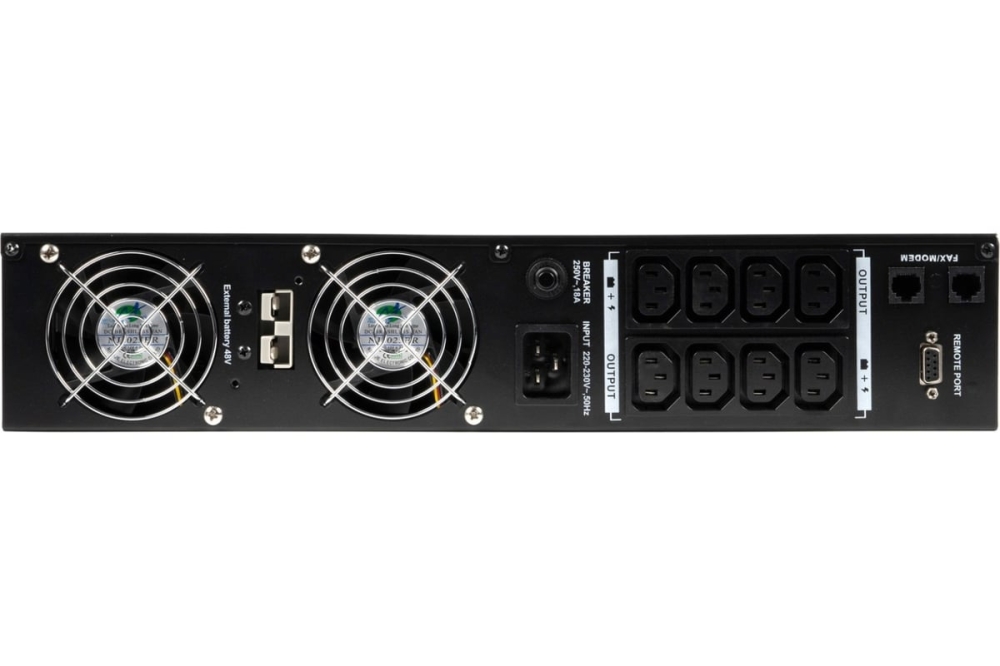   RAPAN-UPS 2000-RACK-IN-4X9-E {Line-interactive, 2000/1400, USB, 8 C13,  2x 9Ah, 