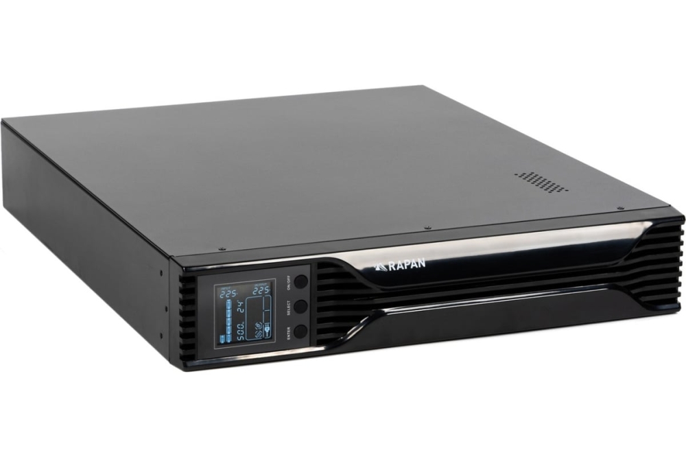   RAPAN-UPS 2000-RACK-IN-4X9-E {Line-interactive, 2000/1400, USB, 8 C13,  2x 9Ah, 