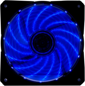  Digma DFAN-LED-BLUE 120x120x25mm 3-pin 4-pin (Molex)23dB 115gr LED Ret