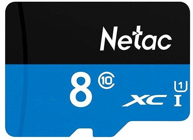   microSDHC 8GB Netac P500 <NT02P500STN-008G-S>  ( SD ) 80MB/s