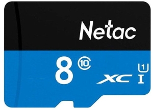   microSDHC 8GB Netac P500   ( SD ) 80MB/s