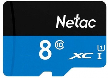   microSDHC 8GB Netac P500 <NT02P500STN-008G-S>  ( SD ) 80MB/s