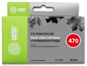   Cactus CS-PGI470XLBK   Canon Pixma iP7240/MG6340/MG5440