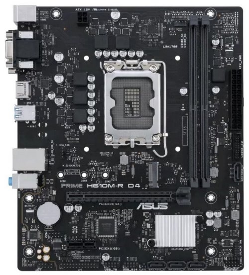   ASUS PRIME H610M-R D4-SI LGA1700 White Box