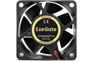 24 DC ExeGate EX06025B2P-24 (60x60x25 , 2-Ball ( ), 2pin, 5100RP