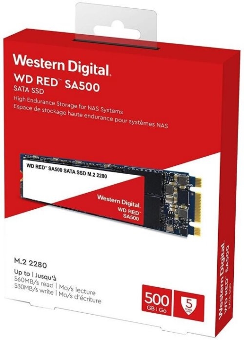  SSD Western Digital WD Red SA500 NAS 3D NAND WDS500G1R0B 500 M2.2280 SATA-III (TLC)