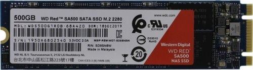  SSD Western Digital WD Red SA500 NAS 3D NAND WDS500G1R0B 500 M2.2280 SATA-III (TLC)