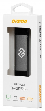     USB 2.0/Type C Digma CR-U2520-G 